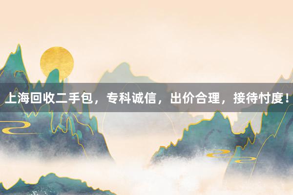 上海回收二手包，专科诚信，出价合理，接待忖度！